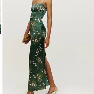 Reformation Frankie Silk Dress Size 8